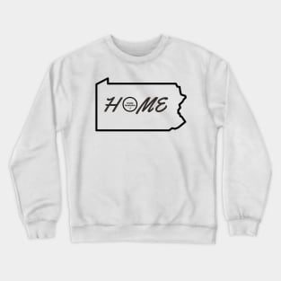 Home Black Crewneck Sweatshirt